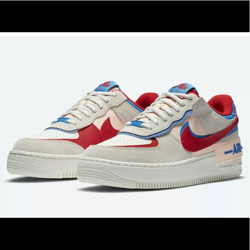 Nike AF1 Shadow Air Force 1 Sail Royal CU8591